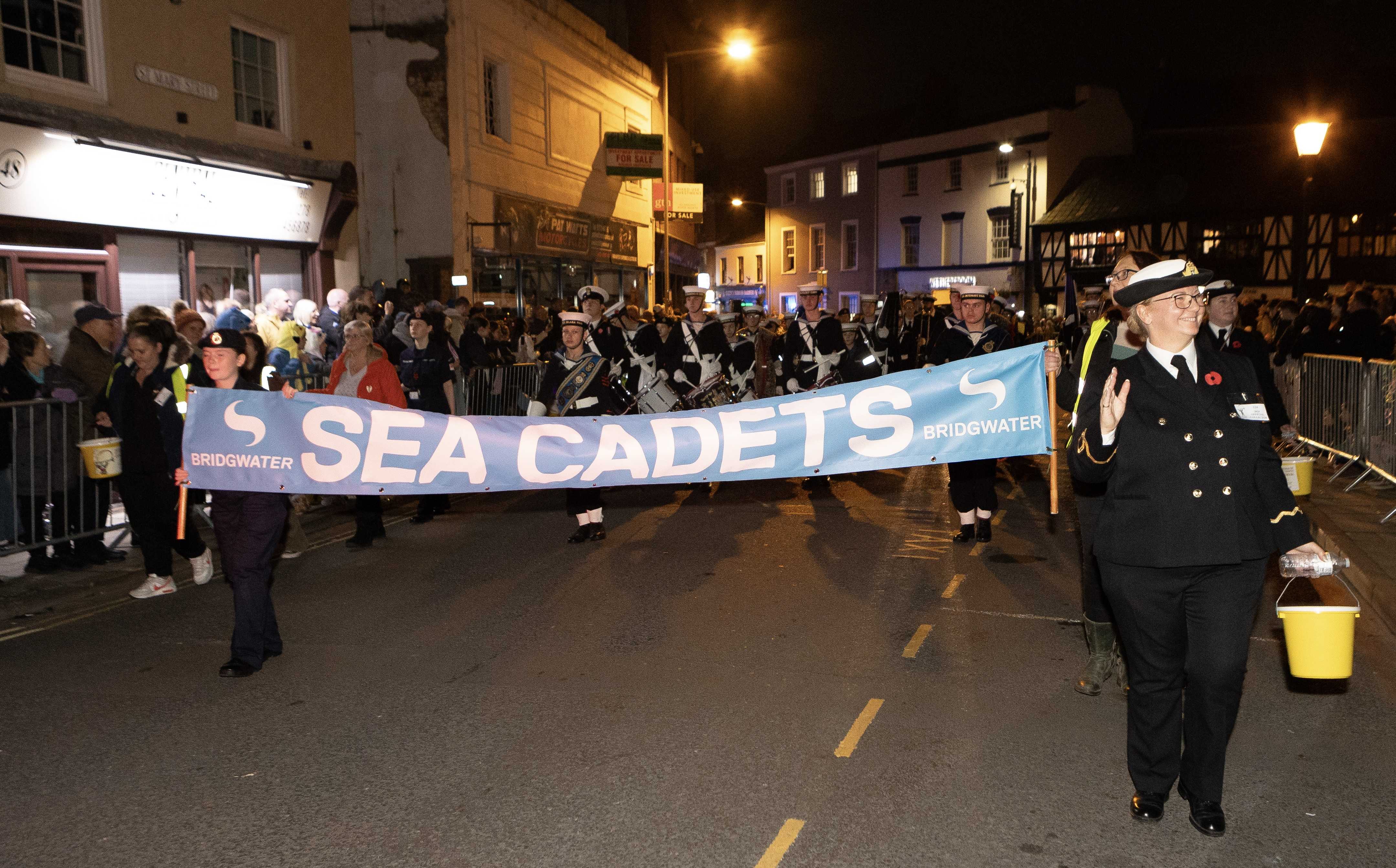 Bridgwater Carnival seacadets1 seacadets1