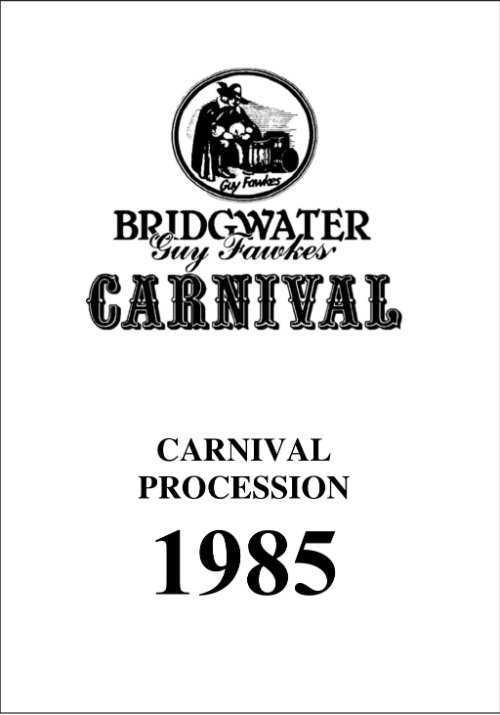 Bridgwater Carnival DVD 1985