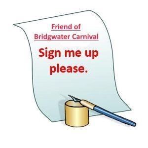 Bridgwater Carnival Friend Sign Up