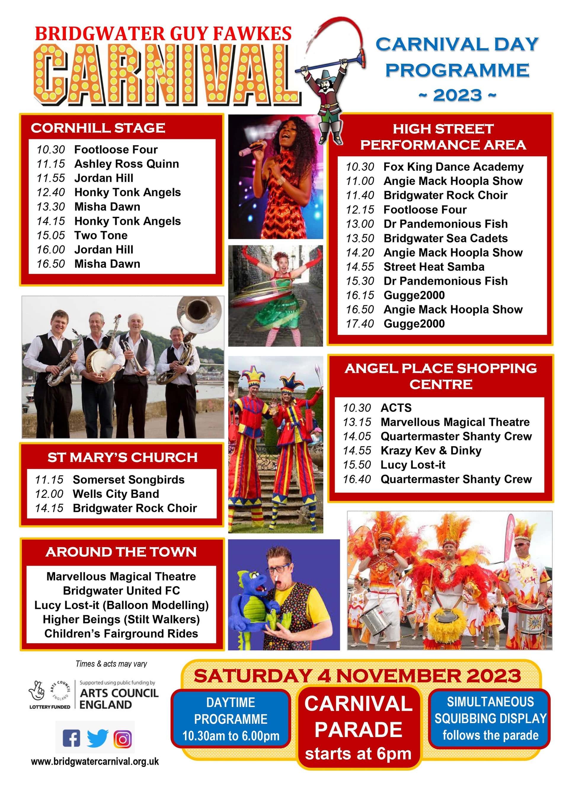 2023 Carnival Day Programme Poster